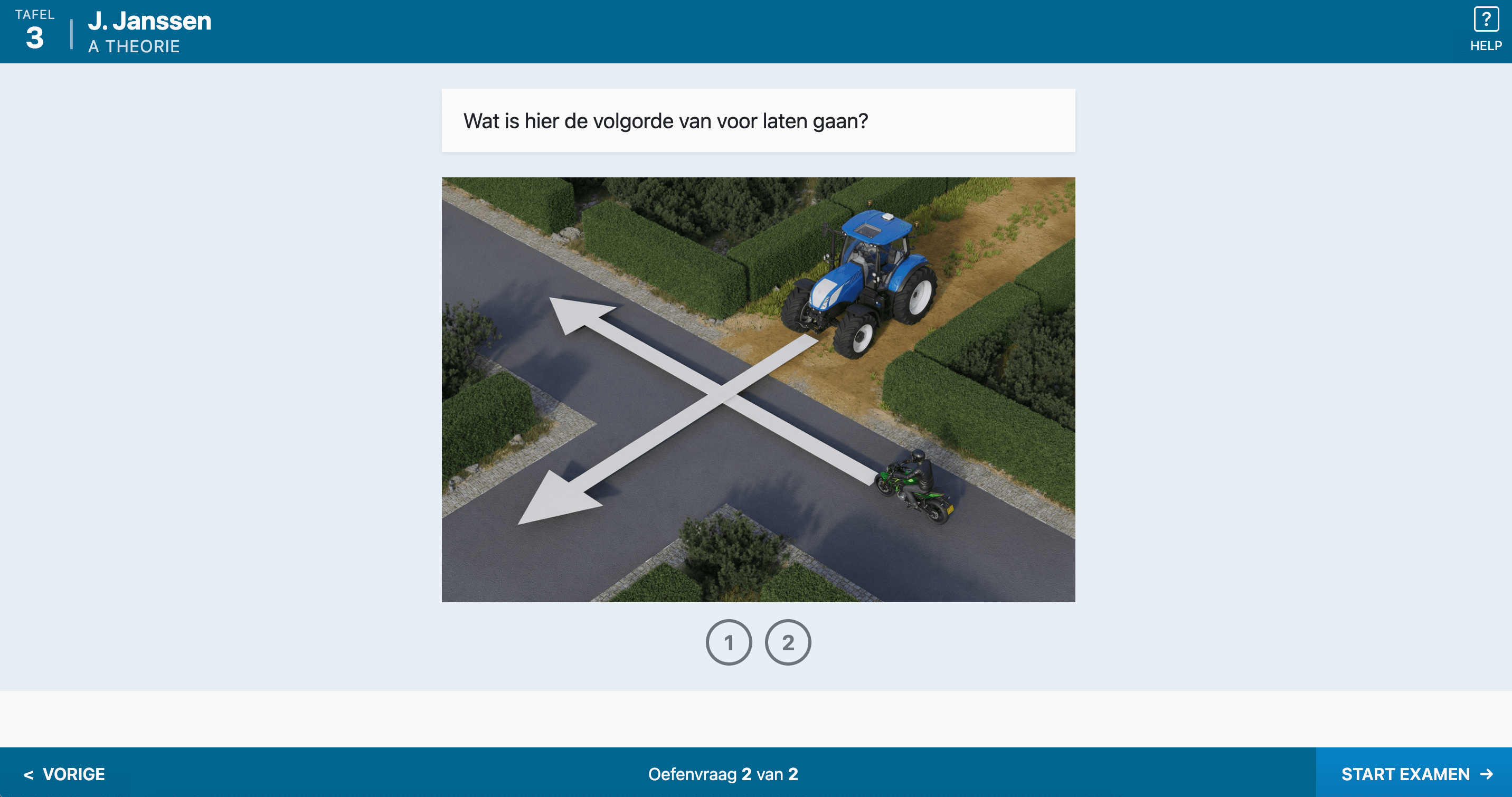 Atheorie motor theorie examen op laptop en telefoon